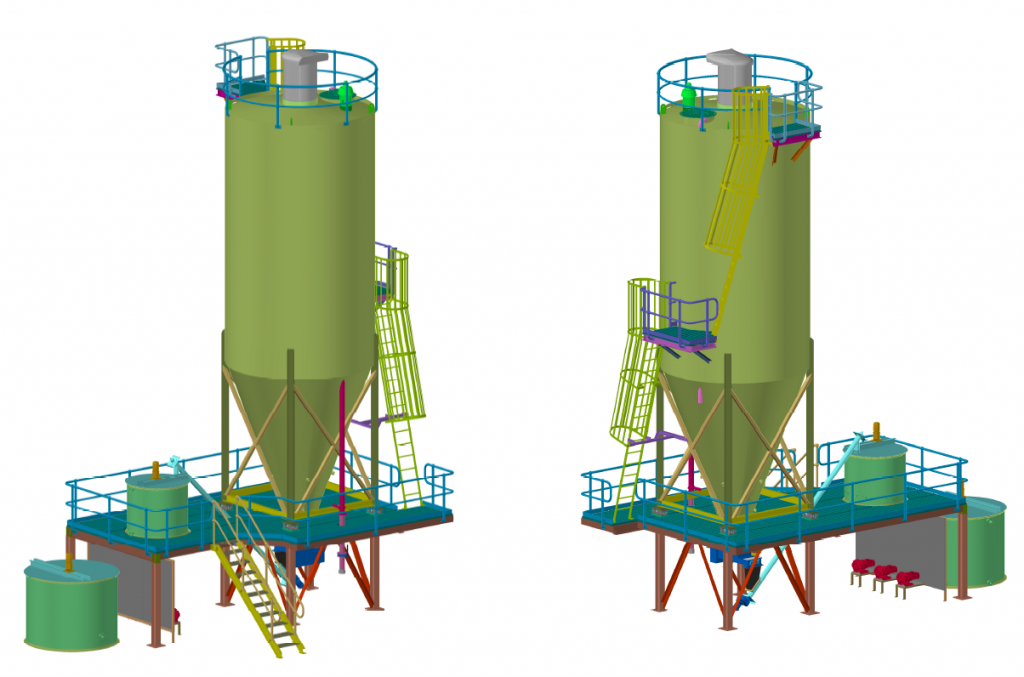 3D Drawings Lime Dosing System